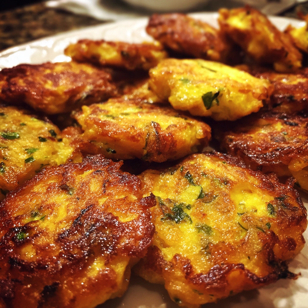Patty Pan Squash Fritters