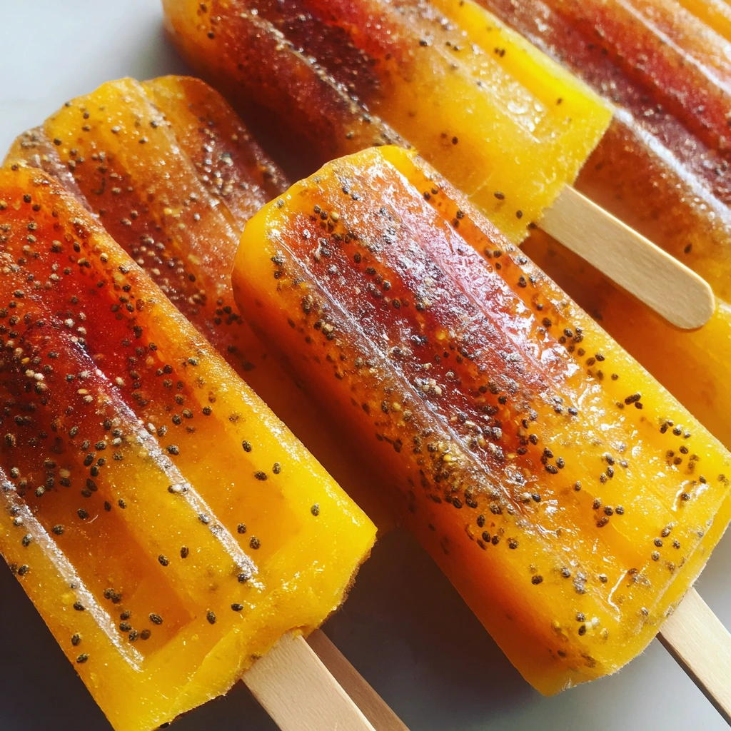 Peach Chia Pops