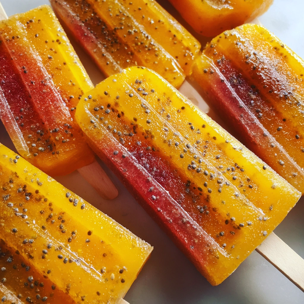 Peach Chia Pops
