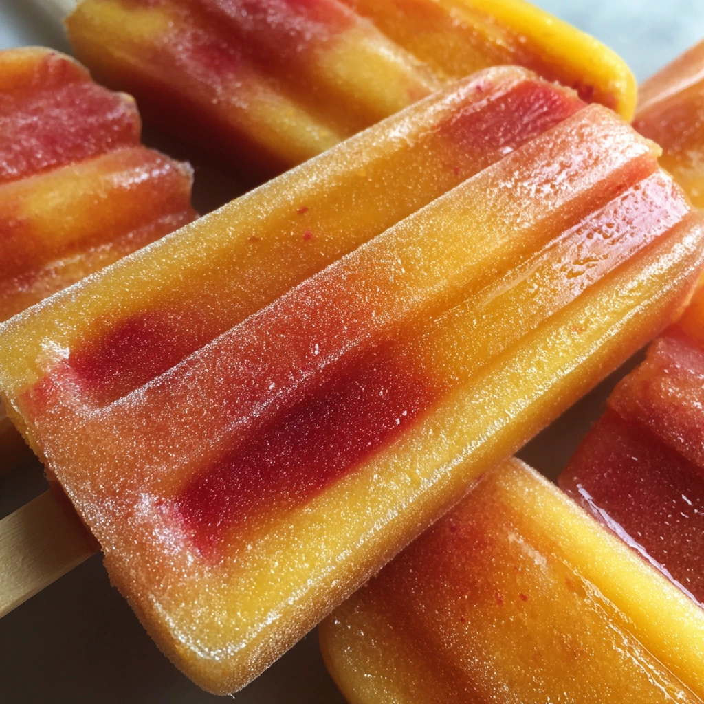 Peach & Nectarine Yogurt Pops