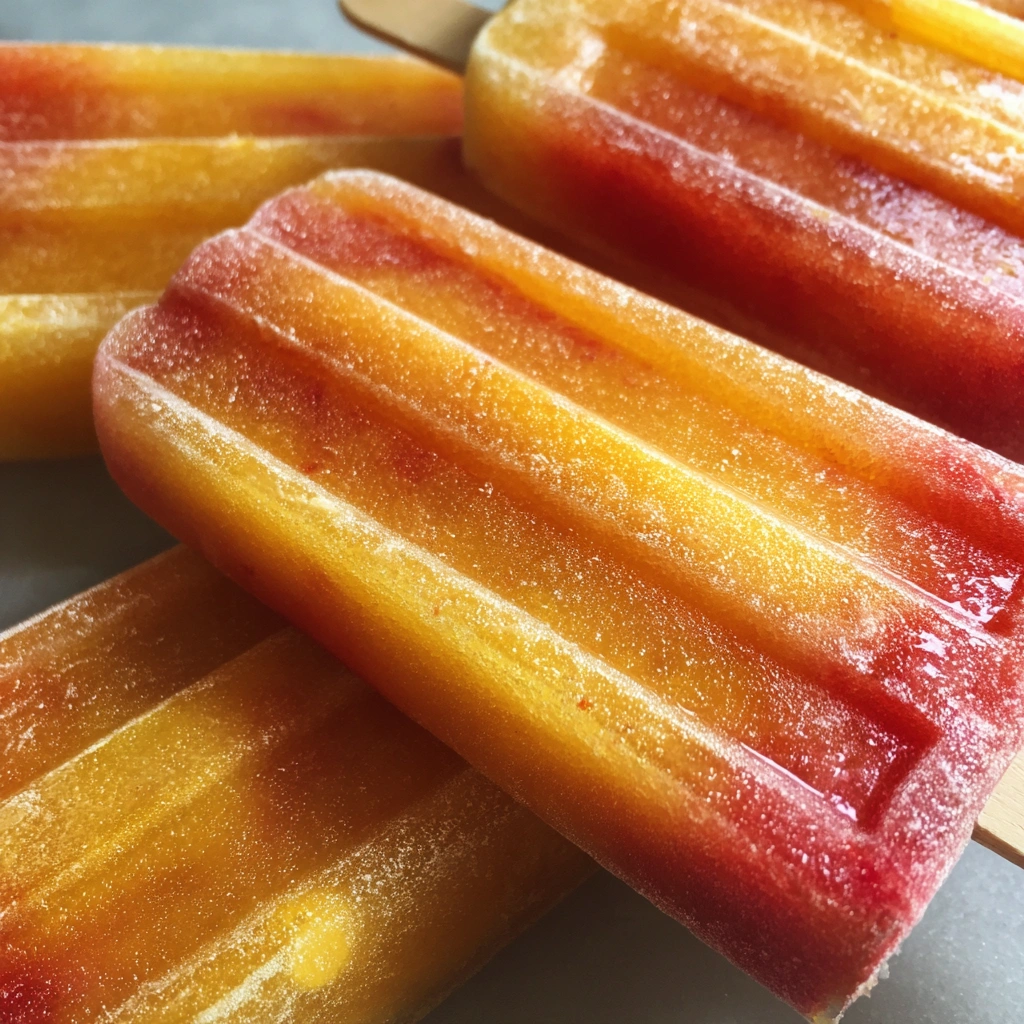 Peach & Nectarine Yogurt Pops