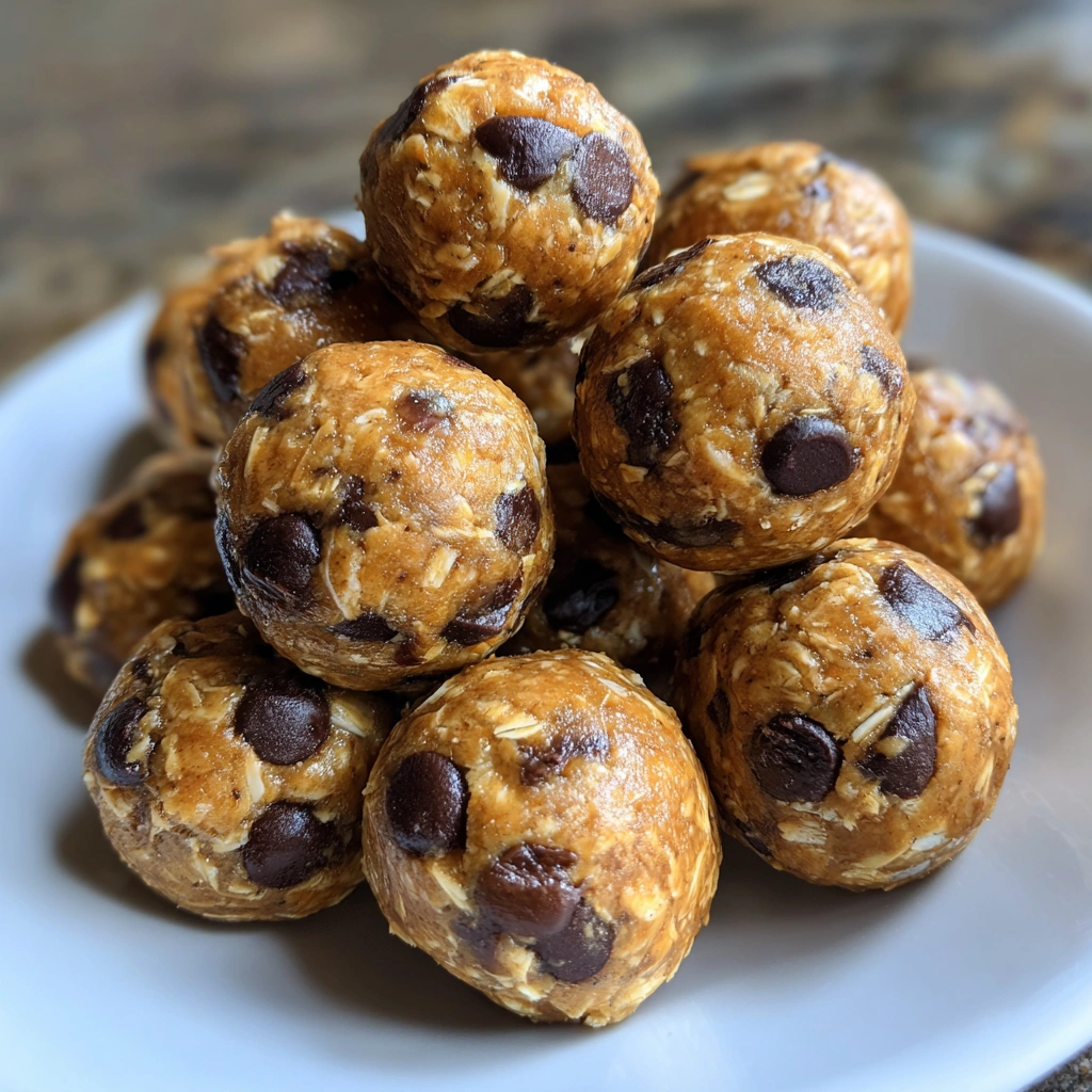 Peanut Butter Oatmeal Cookie Dough Bites