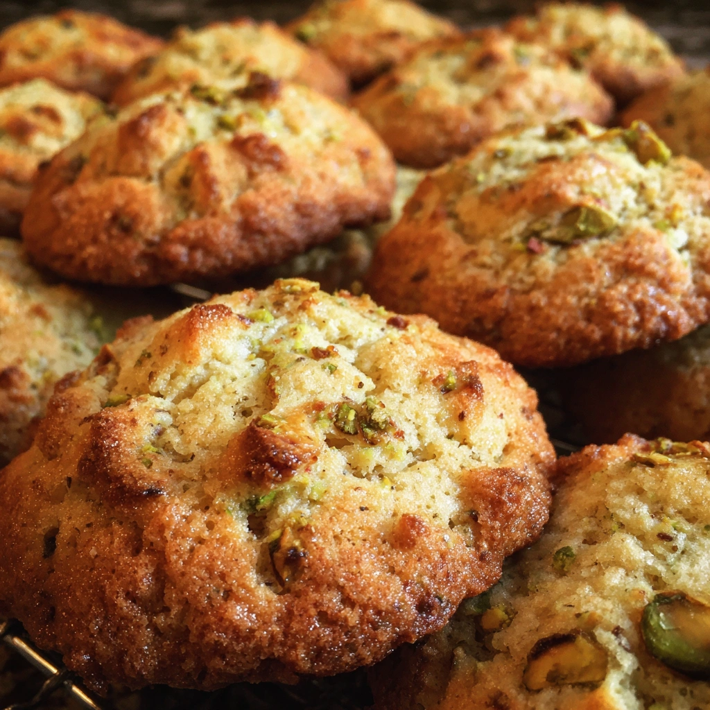 Pistachio Drop Cookies