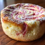 Raspberry Swirl Cloud Cake