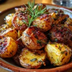 Roasted Garlic Parmesan Breakfast Potatoes