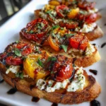 Roasted Tomato & Whipped Feta Toasts