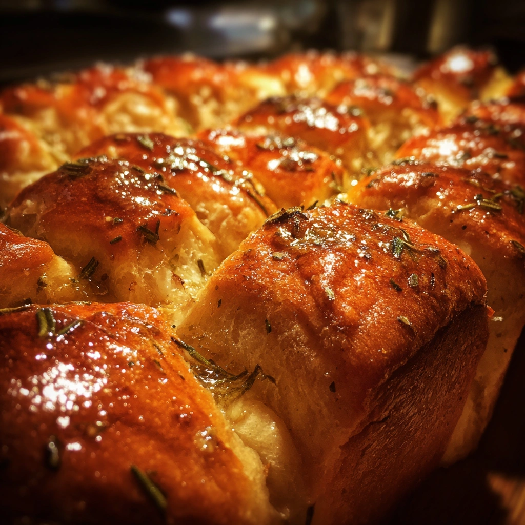 Rosemary Garlic Pull Apart Bread