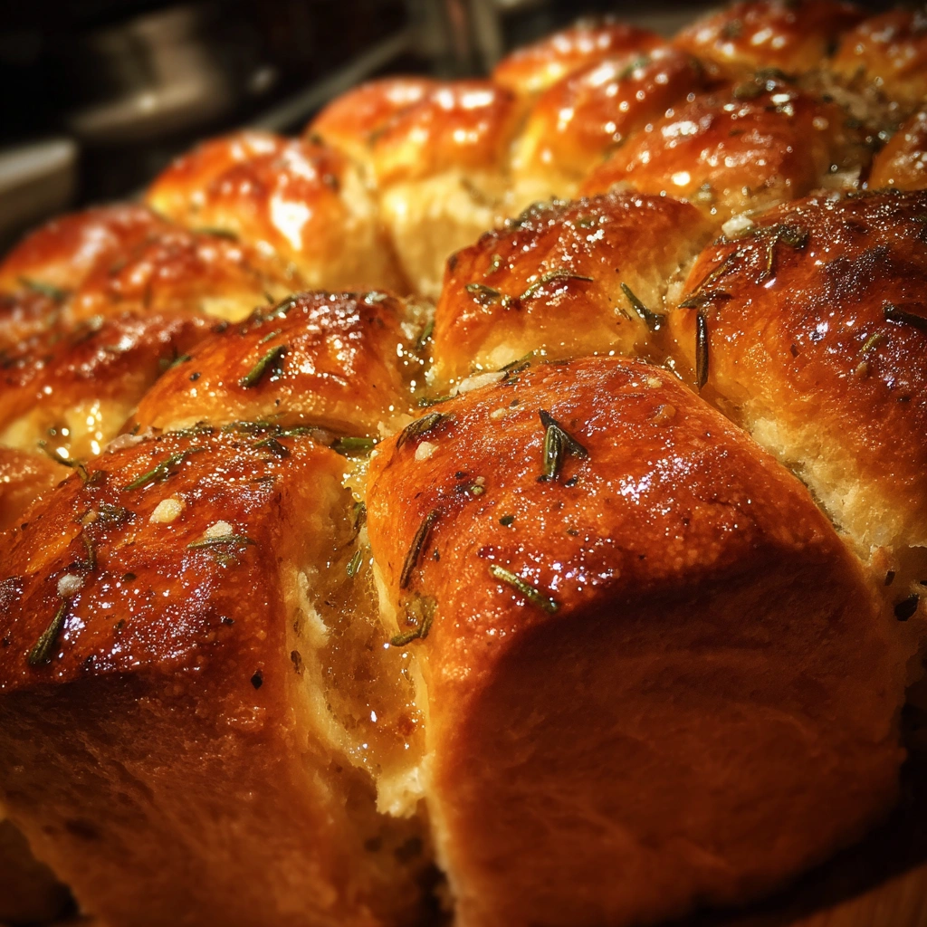 Rosemary Garlic Pull Apart Bread