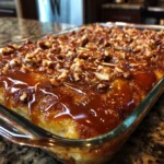 Salted Caramel Apple Dump Cake