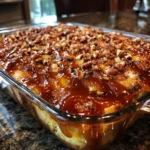 Salted Caramel Apple Dump Cake