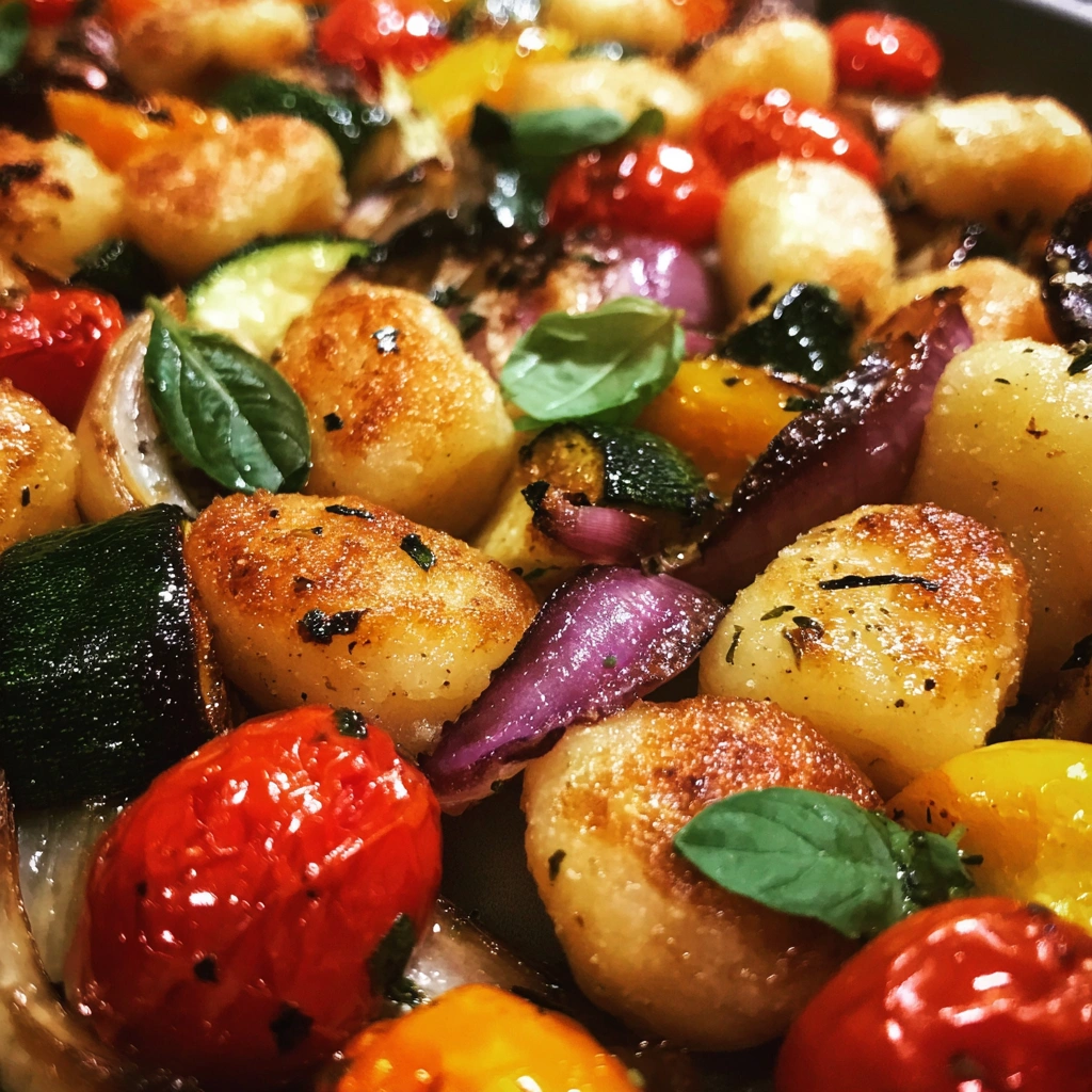 Sheet Pan Gnocchi with Summer Vegetables