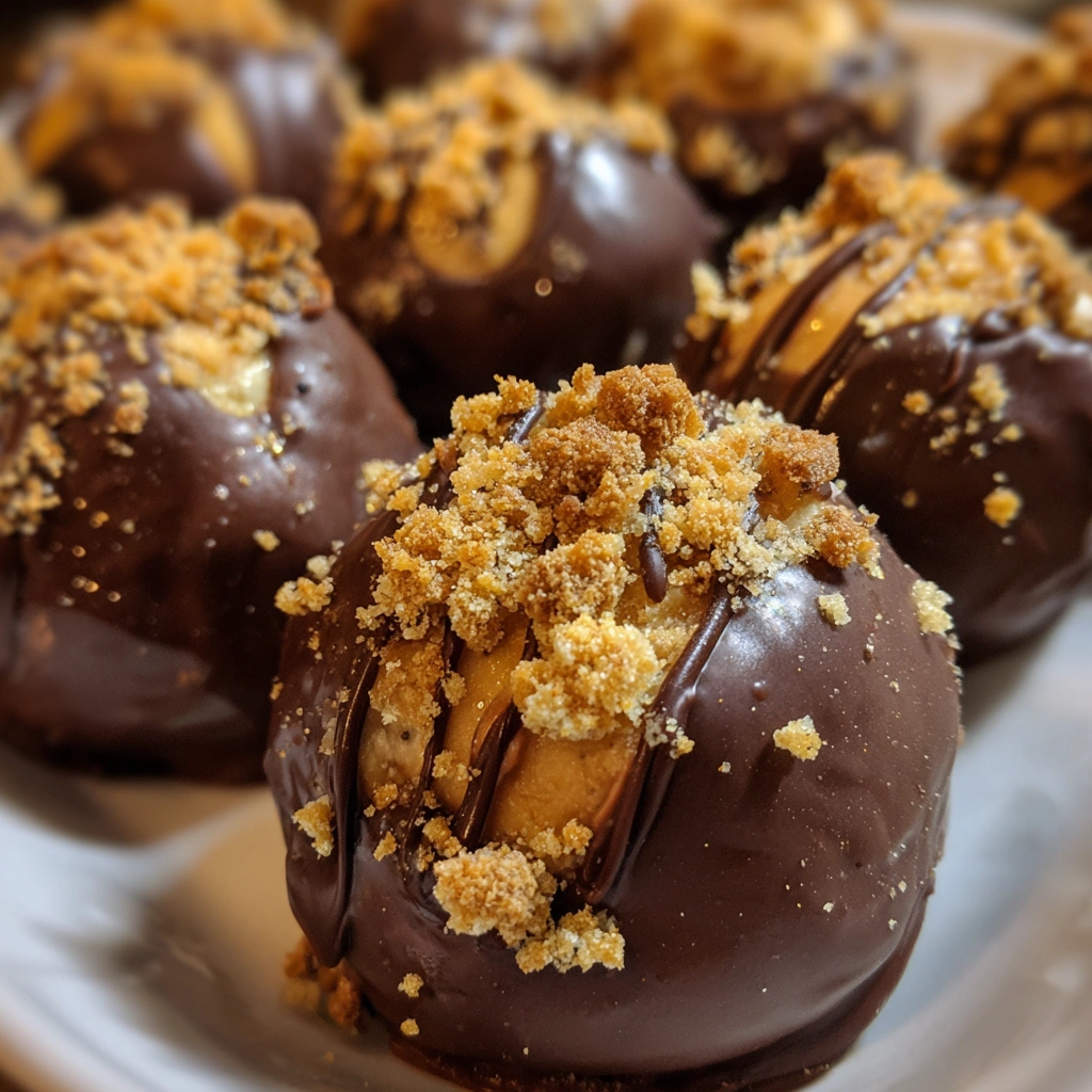 S'mores Cookie Dough Truffles