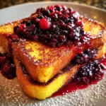 Sourdough French Toast with Berry Compote