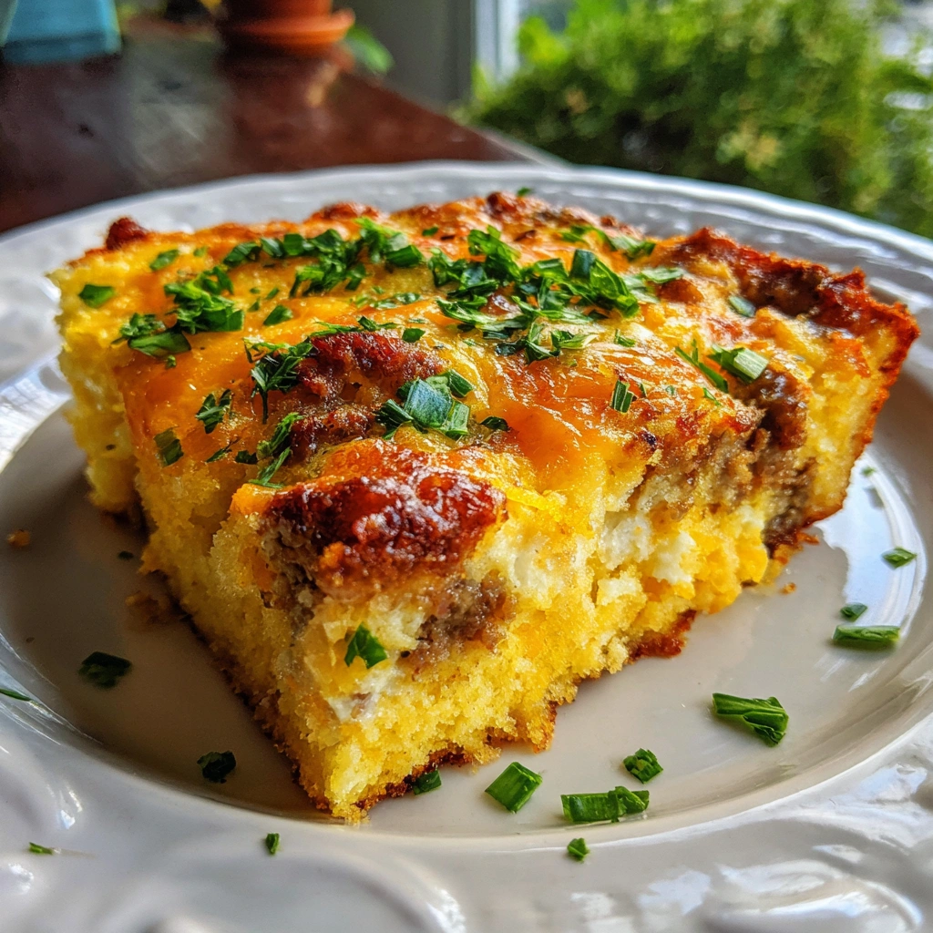 Southern Cornbread Breakfast Casserole
