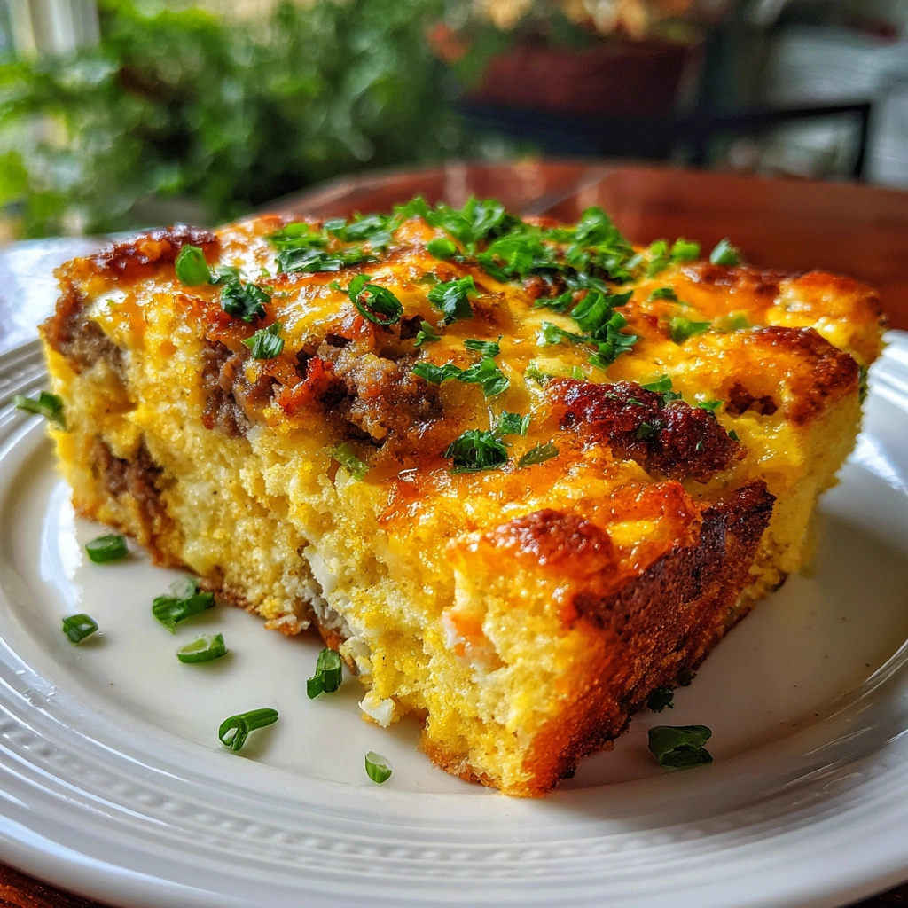 Southern Cornbread Breakfast Casserole