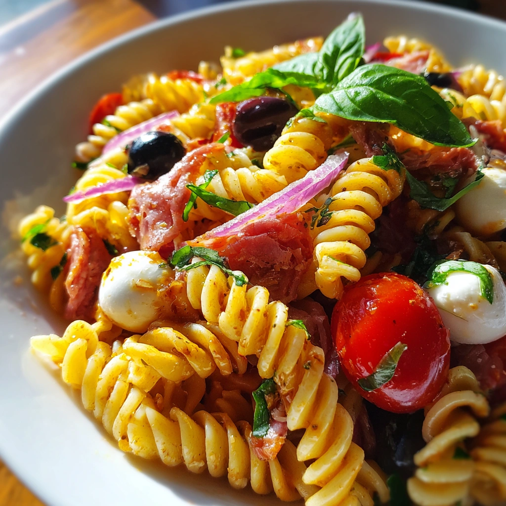 Spicy Italian Pasta Salad