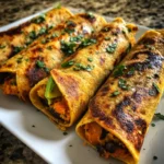 Spicy Sweet Potato Black Bean Wraps
