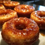 Sticky Apple Cinnamon Baked Donuts
