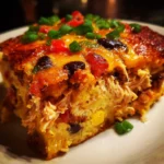 Tex-Mex Chicken Cornbread Casserole