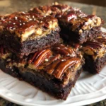 Texas Chocolate Pecan Pie Brownies