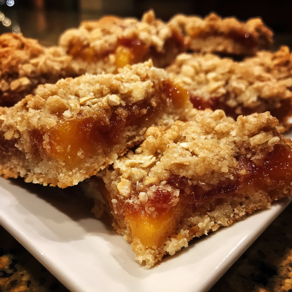 Texas Peach Cobbler Cookie Bars