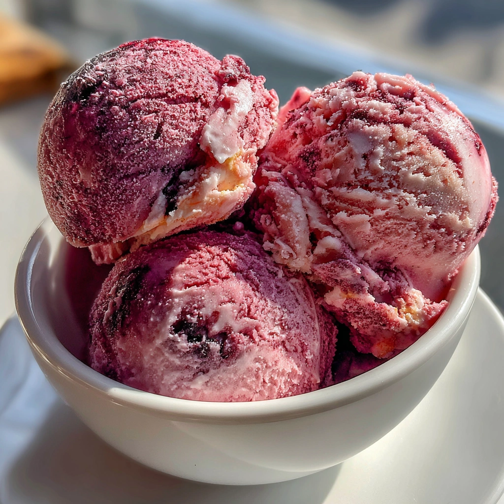 Triple Berry Ice Cream