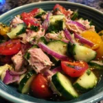 Tuna Cucumber Crunch Salad