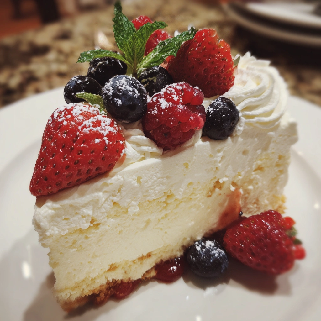 Vanilla Bean Cloud Ice Cream Cake
