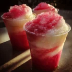 Watermelon Coconut Slushie Cups