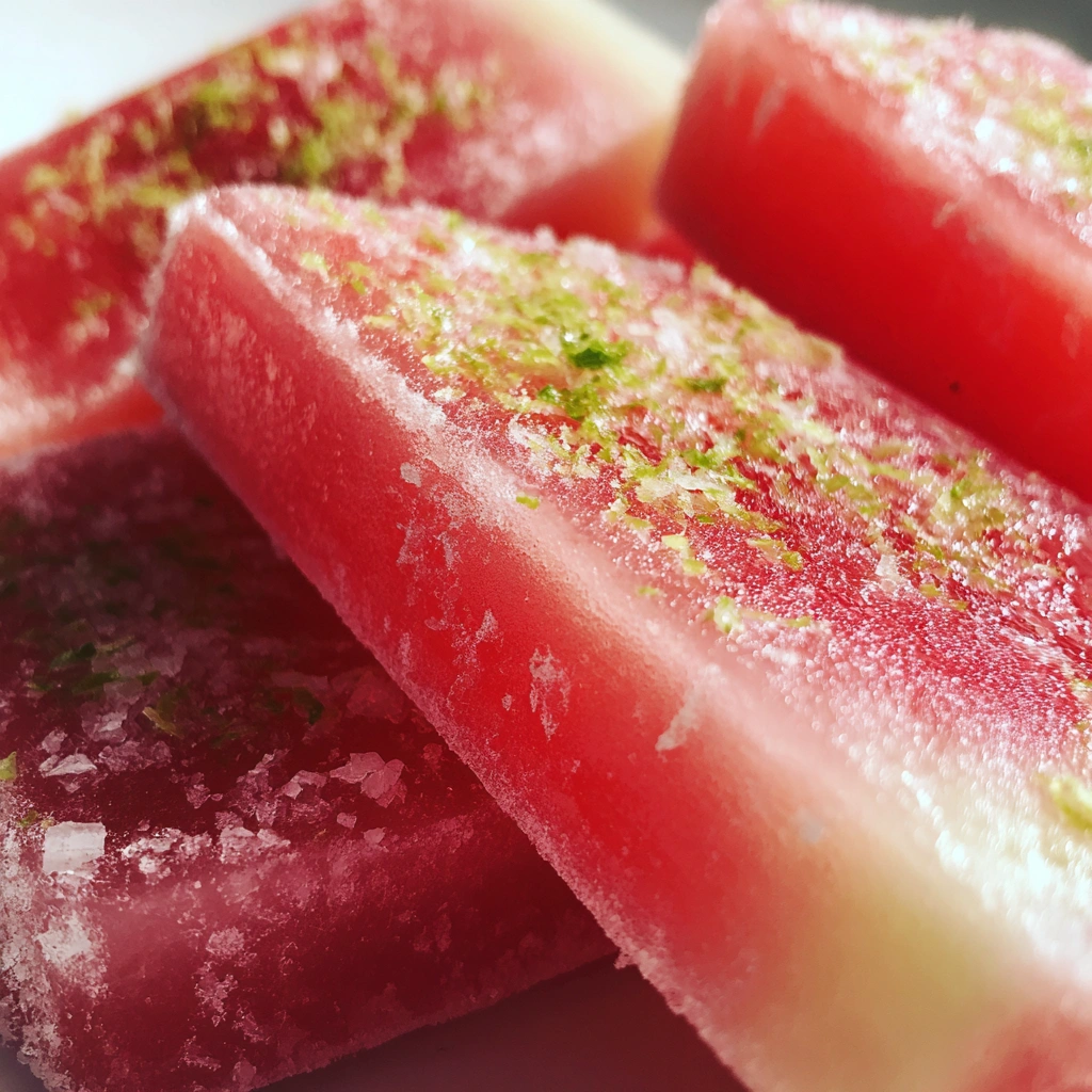Watermelon Sherbet Ice Cream Slices