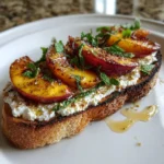 Whipped Ricotta Toast with Grilled Nectarines