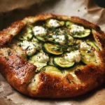 Zucchini and Goat Cheese Breakfast Galette