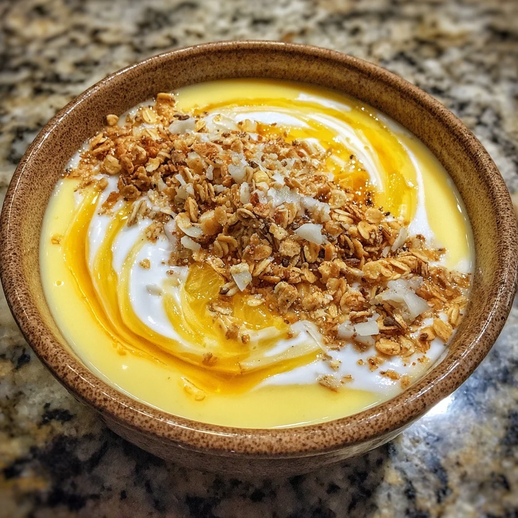Tropical Pineapple Banana Smoothie Bowl