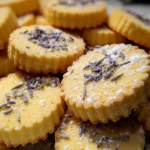 Lemon Lavender Shortbread Cookies
