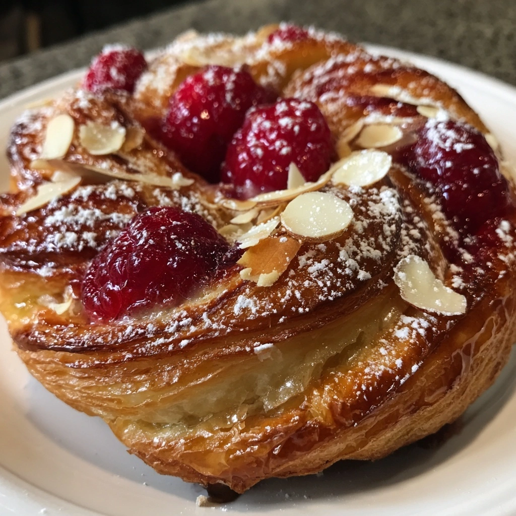 Raspberry Almond Danish