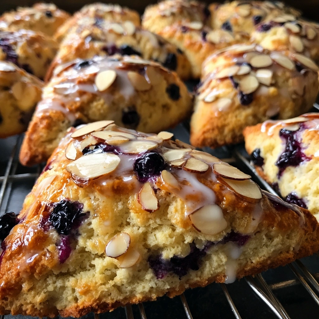 Blueberry Almond Breakfast Scones