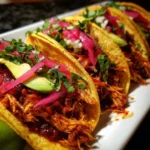 BBQ Pulled Jackfruit Tacos with Pickled Onions