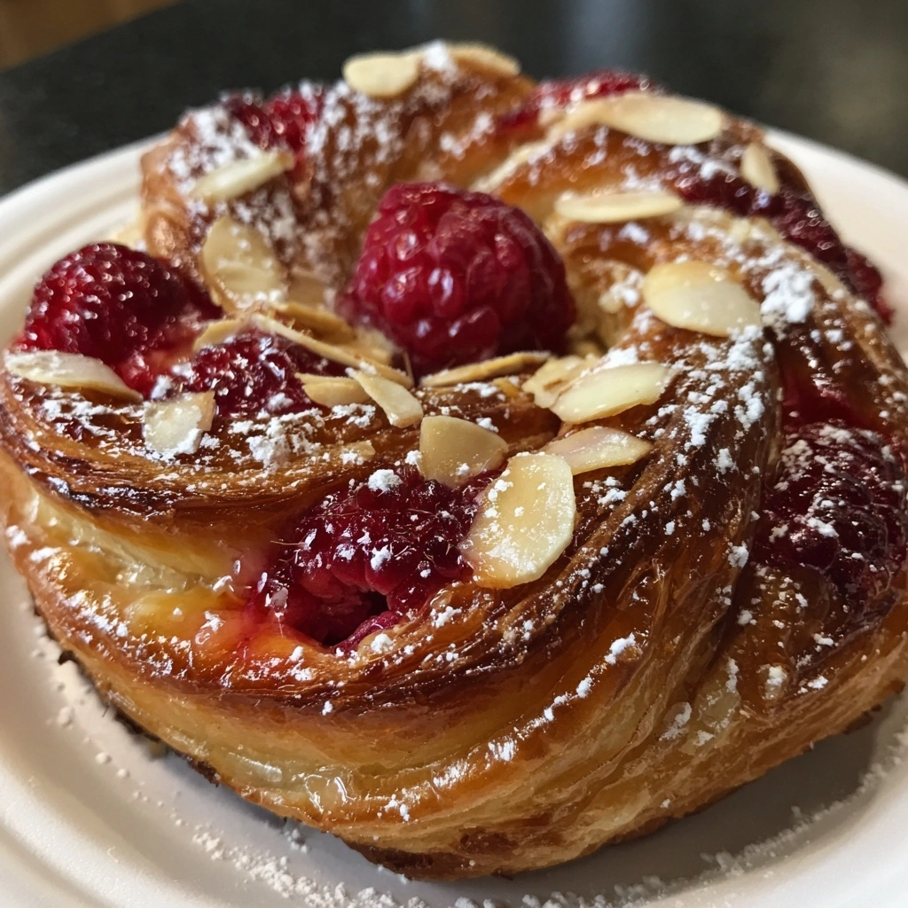 Raspberry Almond Danish