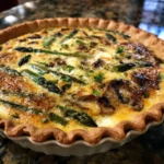 Asparagus Mushroom Quiche