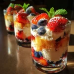 Berry Shortcake Trifles 2