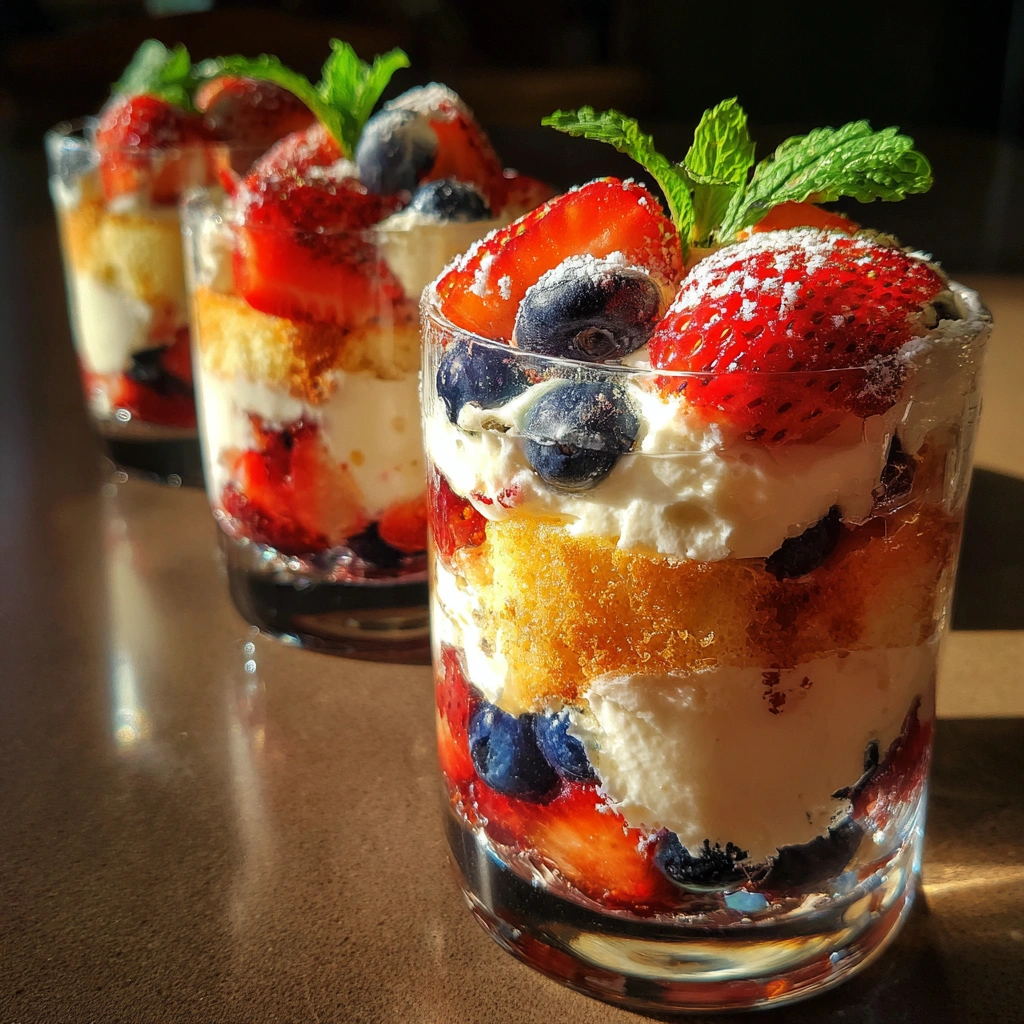 Berry Shortcake Trifles 2