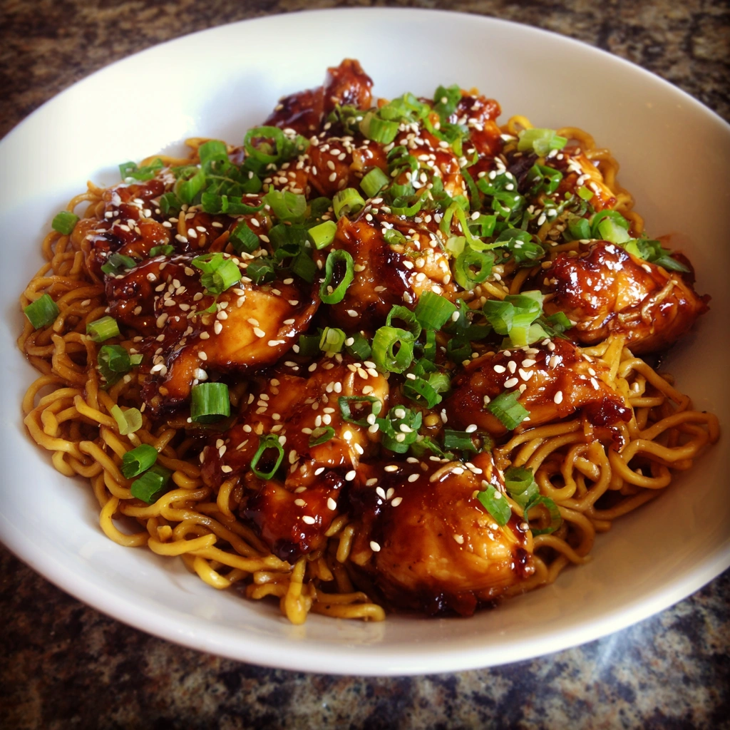 Chicken Teriyaki Noodles