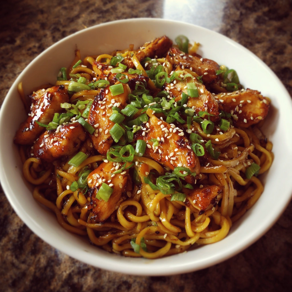 Chicken Teriyaki Noodles