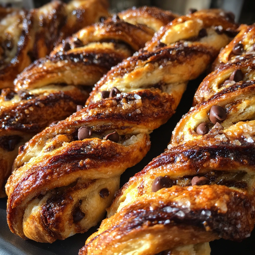 Chocolate Chip Cookie Dough Twists