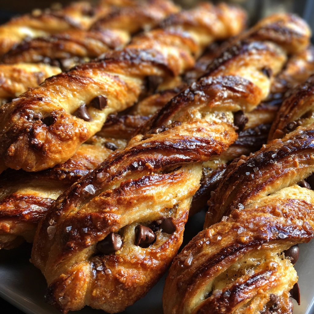 Chocolate Chip Cookie Dough Twists