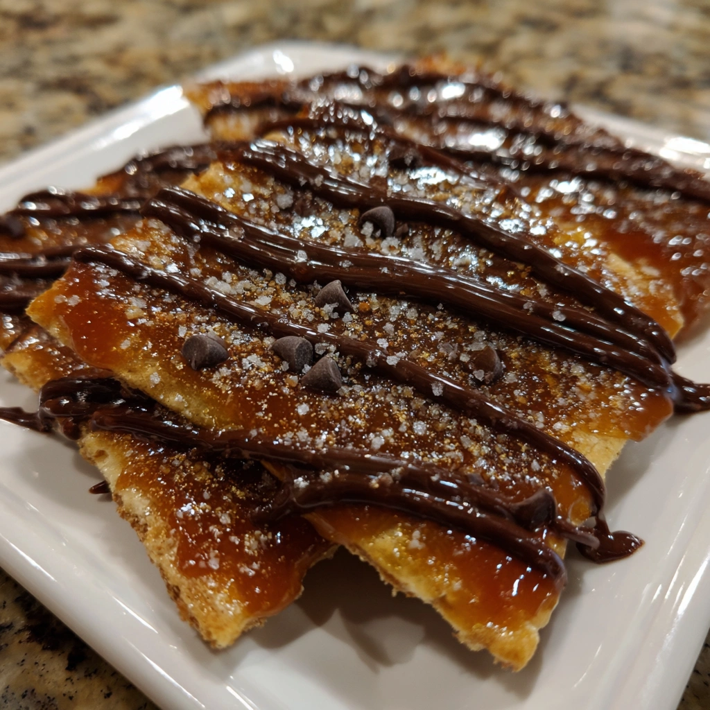 Churro Saltine Toffee