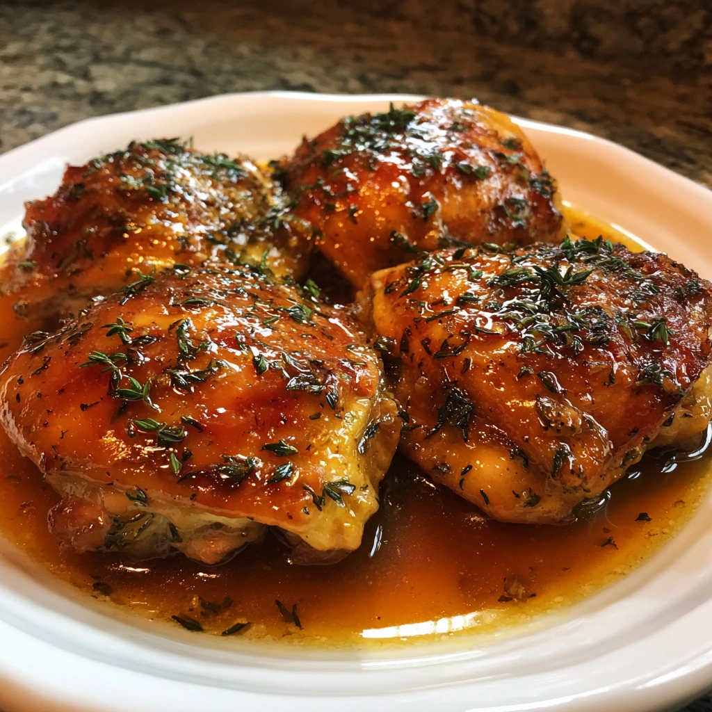 Crockpot Garlic Butter Chicken Thighs