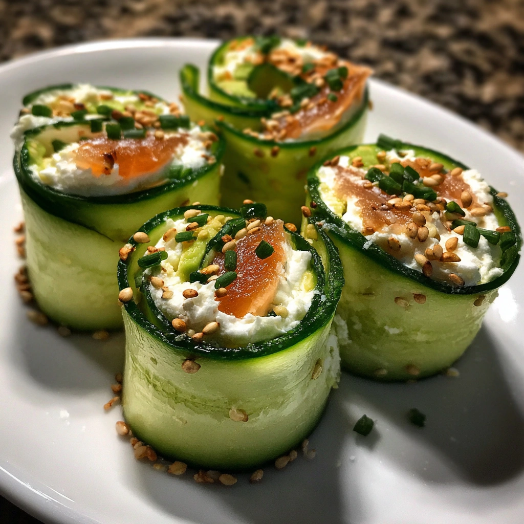 Cucumber Avocado Rolls