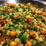 Lemon Herb Quinoa with Chickpeas
