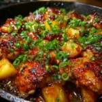 Pineapple Cowboy Candy Chicken Skillet